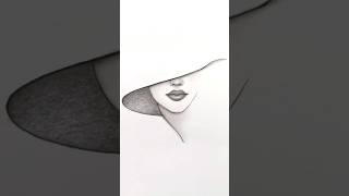 Lip & Nose: Girl's Pencil Sketch