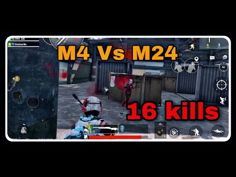 Only Sniper In TDM| M4 Vs M24| PUBG mobile | Support Noob player