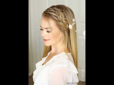 Simple party hairstyle new easy hairstyle for girl new hairstyle  2023