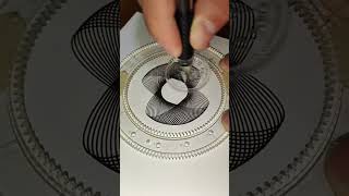 How many rotations did the pen make in total? 🤔 Amazing #Spirograph #satisfying #shorts