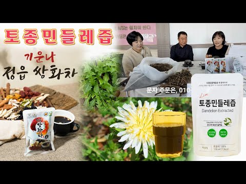 🔴 첨가물 없이 토종 민들레즙, 2배 찐한 정읍 쌍화차