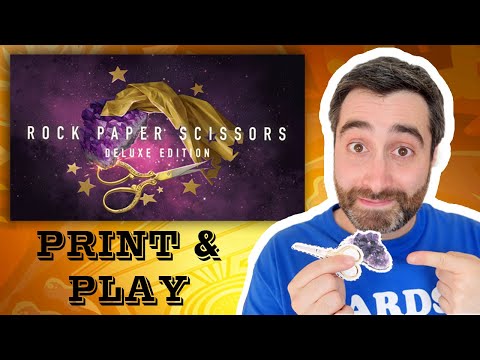 FREE Print & Play - Rock Paper Scissors (Deluxe Edition)