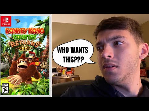 Donkey Kong Country Returns HD Switch Video Game Remake Rant