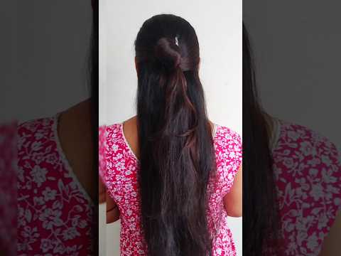 Half Up Hairstyle Hack✨#shorts#youtubeshorts#trending#simpalhairstyle#hairstyle #viral#hairtutorial