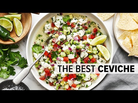 CEVICHE! Super easy ceviche de pescado (fish ceviche) for summer!