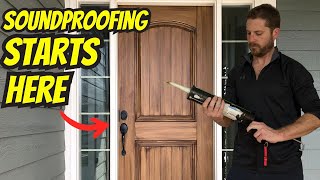 Cheapest Way to Soundproof Exterior Door!