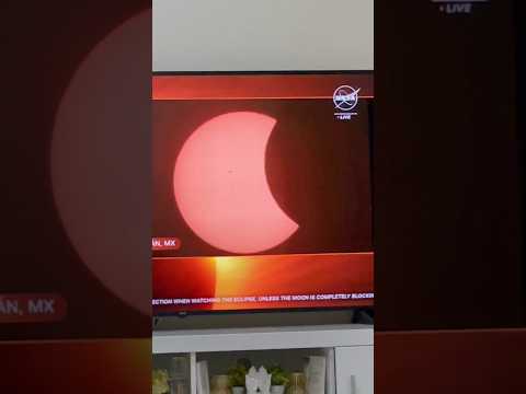 SOLAR ECLIPSE #solareclipse #8april2024 #solareclipse2024