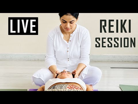 LIVE Reiki Session at Patanjali International Yoga Foundation, Rishikesh, India.