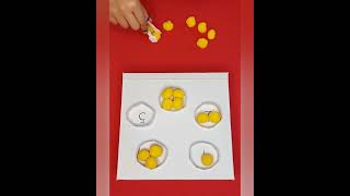 math activities for preschoolers at home #finemotorskill #diygame #mathforkid #counting1234