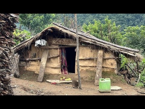 Nepali Mountain Village| Most Peaceful Nepali Village Life | Organic Food Cooking | Rural Village