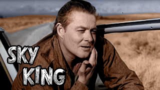 Sky King 1952-1959 TV series  S2E2 1956 "Manhunt" Kirby Grant, Gloria Winters, Ewing Mitchell