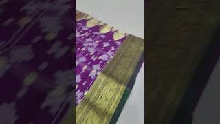 #POCHAMPALLY BOMKAI SILK WITH CONTRAST BLOUSE#SILK SAREES#BURRABAZAR WHOLESALE#PARTY WEAR