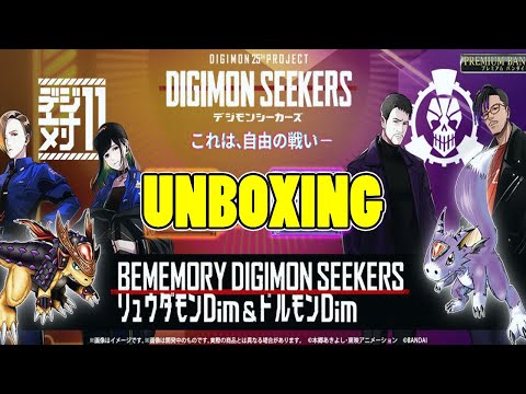 Digimon Seekers Ryudamon (DigiPolice) & Dorumon (SoC) Dim Set Unboxing | Vital Bracelet BE