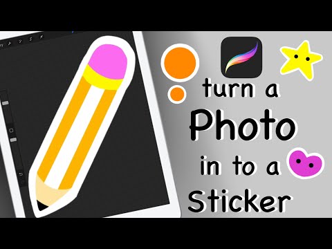 Turn a PHOTO in to a STICKER in procreate