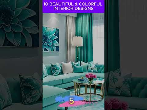 10 BEAUTIFUL & COLORFUL INTERIOR DESIGNS #housedesign #home #interiordesign