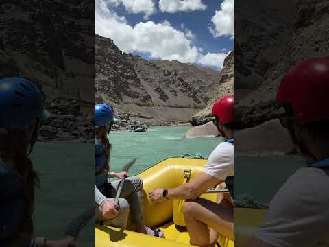 Rafting in Ladakh's Indus River in May 2024