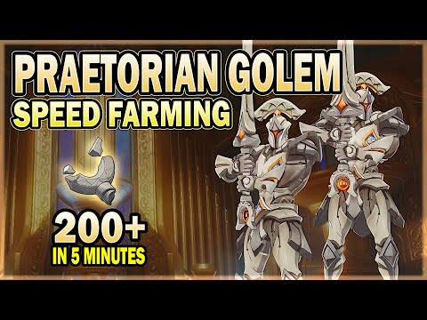 Praetorian Golem Farming Route - Best Locations to Farm Ruined Hilt Drops For Arlecchino's Weapon