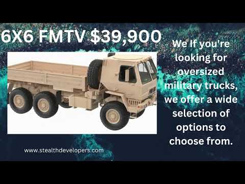 Grab Your FMTV 6x6 Cargo Truck for Only $39,900! #shorts #reels #fmtv #cargo #truck #humvee #FMTV6x6