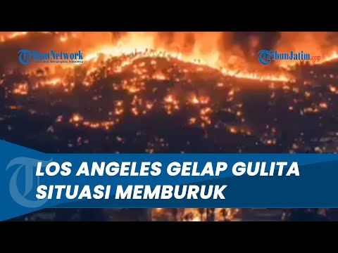 SITUASI MEMBURUK! California Selatan Gelap Gulita, Listrik Dipadamkan Imbas Kebakaran Dahsyat