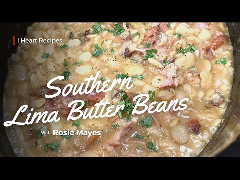 Southern Style Lima Butter Beans Recipe - I Heart Recipes