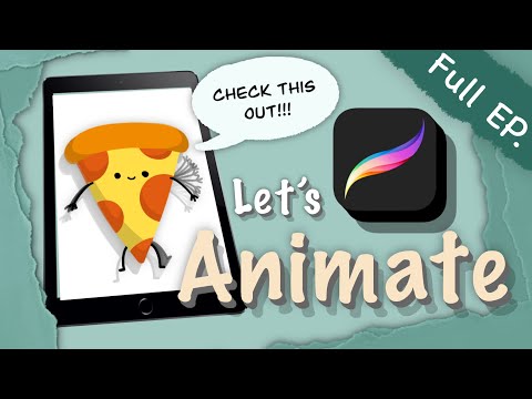 How to animate in procreate | full EP. | bulbasaur creation