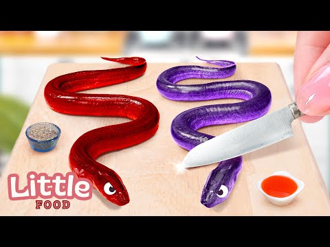 Seafood Recipes 🐟 Secret Japanese Eel Sushi Recipe | Delicious Seafood Dishes 🍣 Little Food Cooking