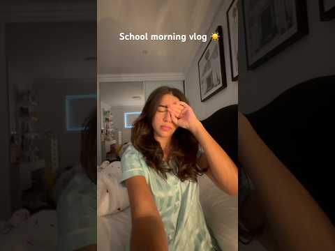 School morning routine! ☀️ #2024 #schoolmorningroutine #grwm #grwmforschool #morningvlog