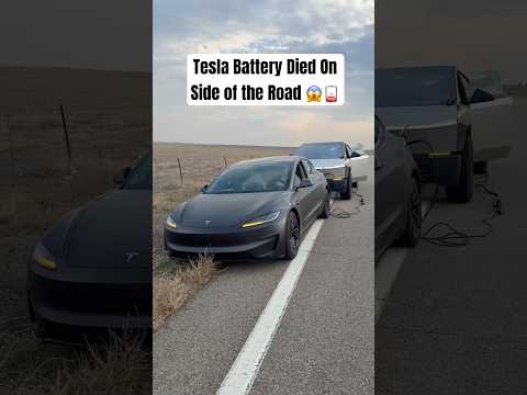 My Tesla ACTUALLY Died On The Side Of The Road 😱😭