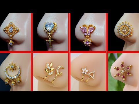 Unique Nose Stud 7 MM Nose Stud Amethyst Nose Stud Sun Nose Stud Indian Nose Ring Wedding,,2024