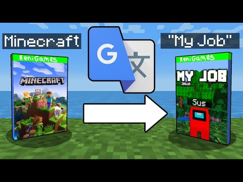 I Put All Of Minecraft Through Google Translate 100 Times... (FULL MOVIE)