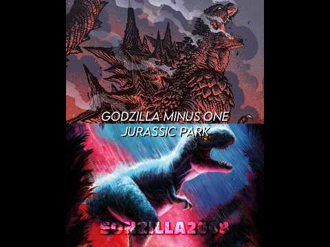 Godzilla Minus One vs Jurassic Park #shorts #godzilla #jurassicpark #fyp