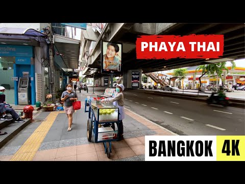 BANGKOK, THAILAND 🇹🇭 [4K] Phaya Thai Neighbourhood — Walking Tour