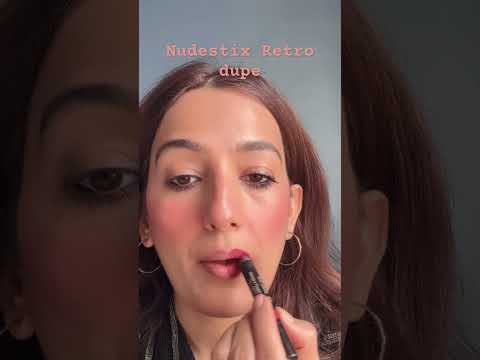 Dupe of Nudestix retro matte lipstick #dupes #lipstickdupes #nudestix