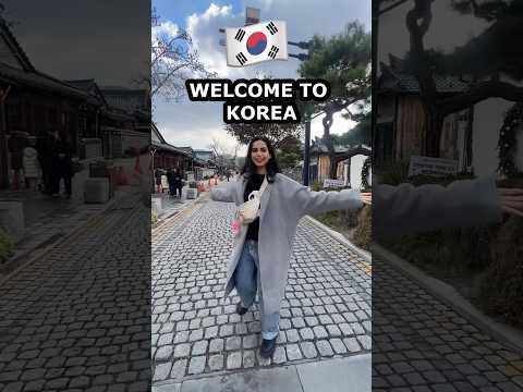 Cutest Korean Village🇰🇷📍#Korea #minivlog #trending