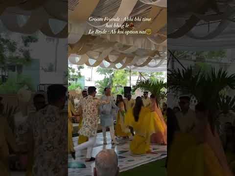 Groom dance at the haldi ceremony #shorts #wedding #weddingandreceptioninsameroom