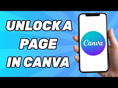 How to Unlock a Page in Canva Mobile 2025