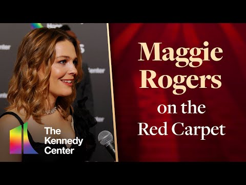 Maggie Rogers on the 2024 Kennedy Center Honors Red Carpet