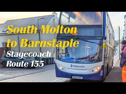 South Molton to Barnstaple |. Stagecoach Route 155 | Realtime