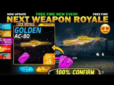 Next weapon royale free fire |Next Weapon Royale | New Weapon Royale #nextwaponroyalefreefire