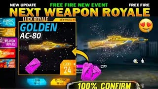 Next weapon royale free fire |Next Weapon Royale | New Weapon Royale #nextwaponroyalefreefire