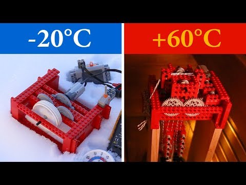 Testing Lego in Cold and Hot Temperature