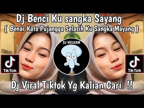 DJ BENCI KU SANGKA SAYANG | DJ BENAR KATA PUJANGGA SELASIH KU SANGKA MAYANG | DJ VIRAL TIK TOK 2024