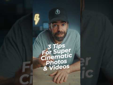 3 Lighting Tips for Super Cinematic Photos & Videos! 🤩