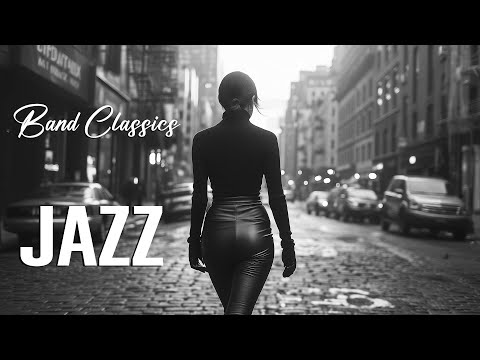 Timeless Swing Jazz in New York 🎷 Strolling Through the 1940s Streets with Big Band Classics