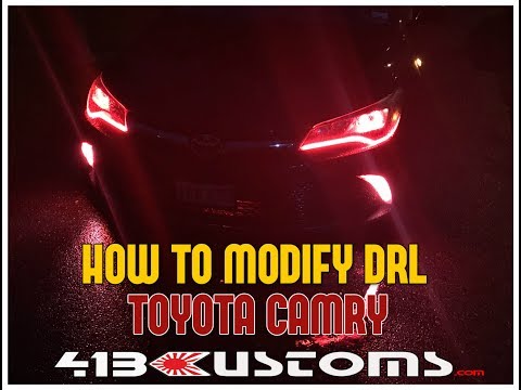 How To Modify Toyota Camry DRL With Flow Series DRL Tubes Chasing Color