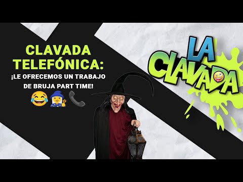 Clavada Telefónica: ¡Le Ofrecemos un Trabajo de Bruja Part Time! 😂🧙‍♀️📞  | Enrique Santos