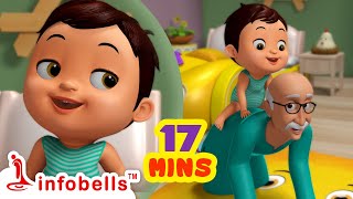 குட்டிப் பாப்பா யானை சவாரி செய்யுது பாரு | Tamil Rhymes for Children | Infobells