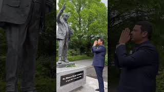 Tribute to Bharat Ratna Dr. Babasaheb Ambedkar in Koyasan University.