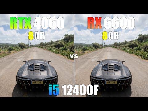 i5 12400F - RTX 4060 vs RX 6600 - Test in 15 Games in 2024