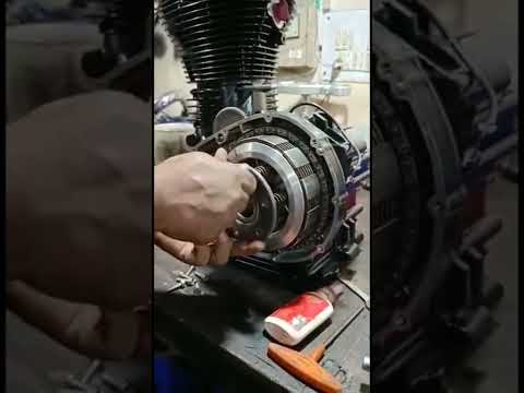 Royal Enfield clutch spring fitting